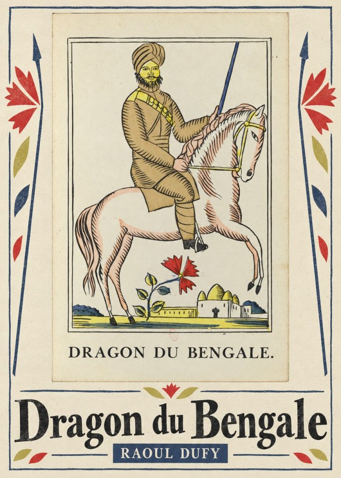 Raoul Dufy Dragon Du Bengale No5 - Affiche