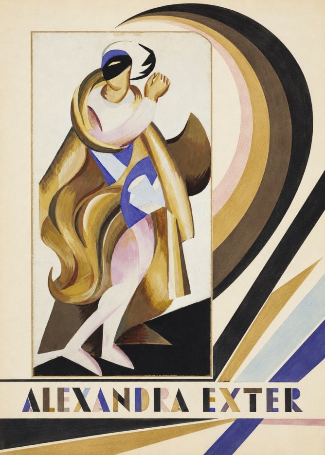 Alexandra Exter Art Deco Figure No4 - Affiche