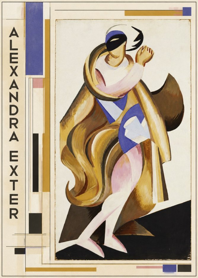 Alexandra Exter Art Deco Figure No5 - Affiche