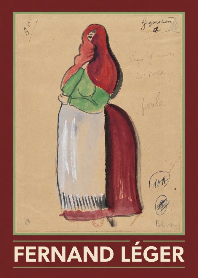 Fernand Léger Saja Y Manto Lima No1 - Affiche