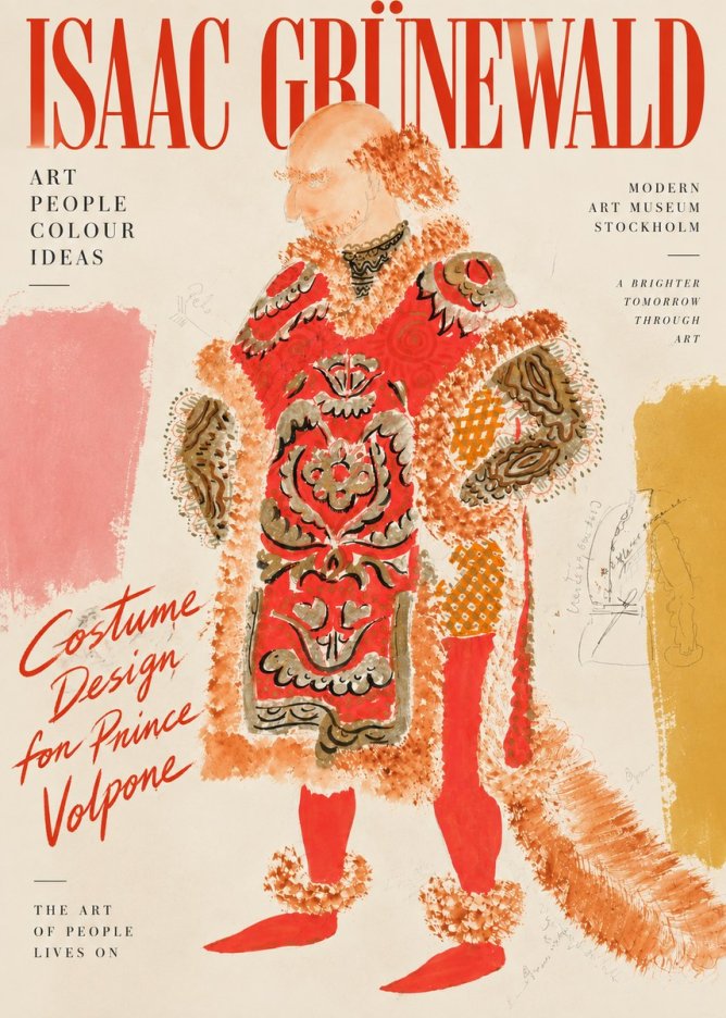 Isaac Grünewald Costume Design for a Theatre Production No4 - Affiche