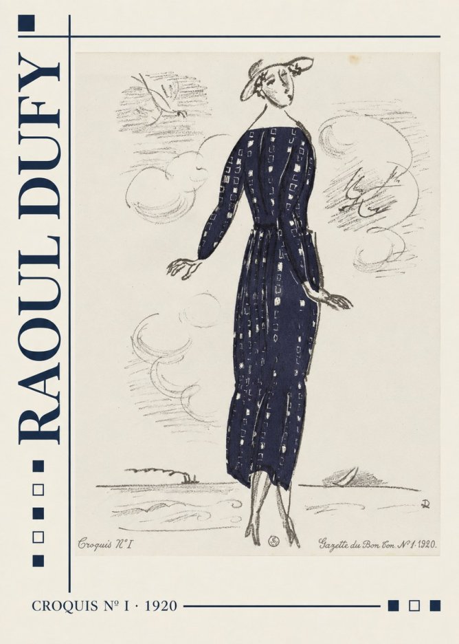 Raoul Dufy Croquis N° I · 1920 No2 - Affiche
