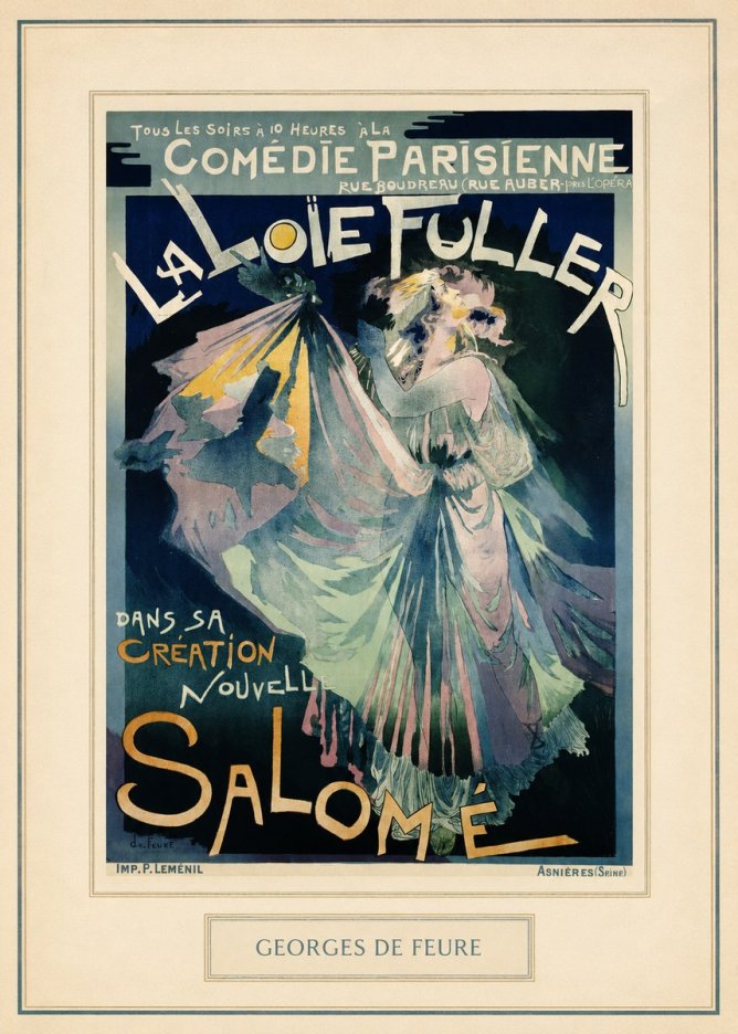 Georges de Feure La Loïe Fuller - Salomé I No4 - Affiche