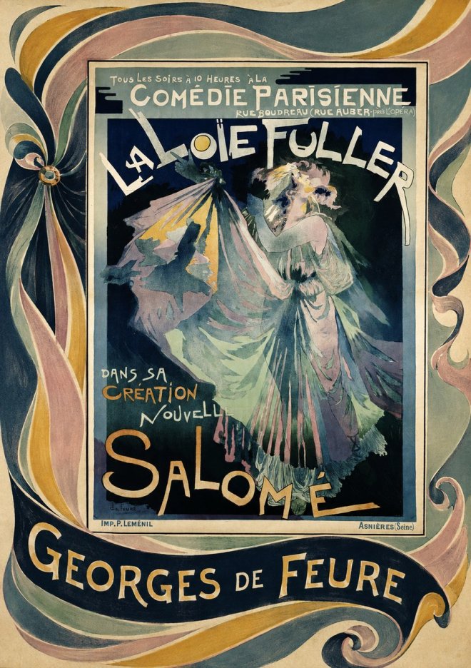 Georges de Feure La Loïe Fuller - Salomé I No5 - Affiche