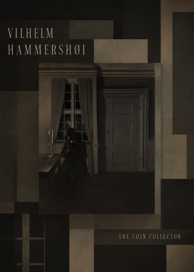 Vilhelm Hammershøi The Coin Collector No5 - Affiche