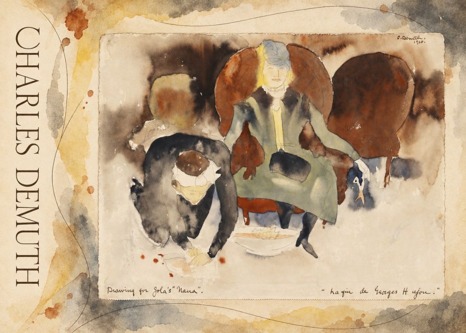 Charles Demuth Drawing for Zola's "Nana" No4 - Affiche