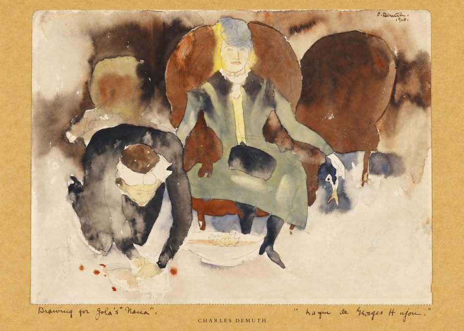 Charles Demuth Drawing for Zola's "Nana" No5 - Affiche