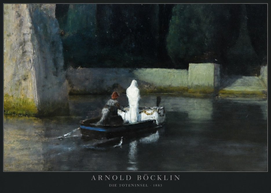 Arnold Böcklin Die Toteninsel IV No2 - Affiche