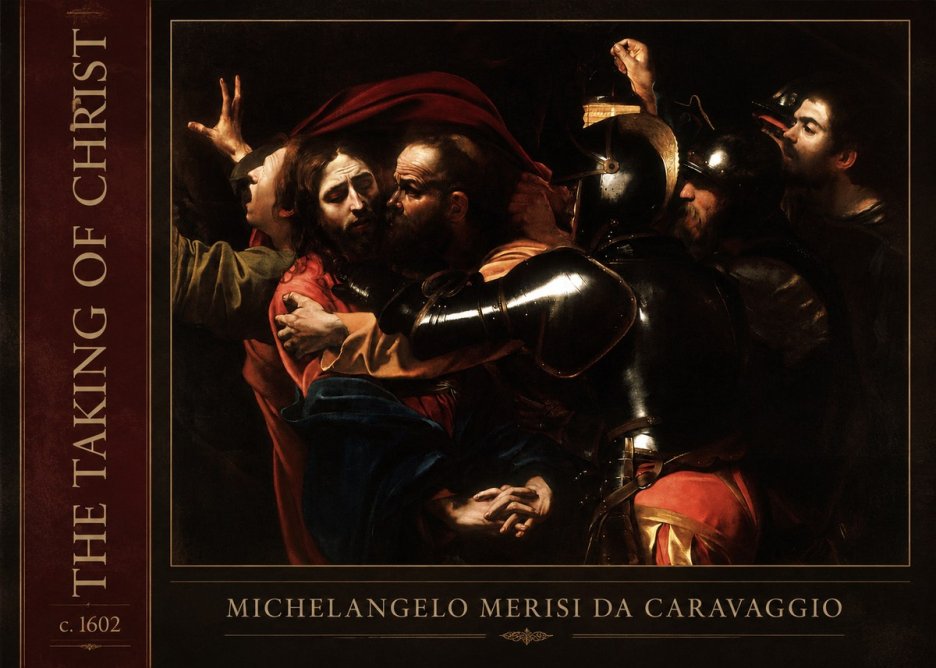 Michelangelo Merisi da Caravaggio The Taking of Christ II No2 - Affiche