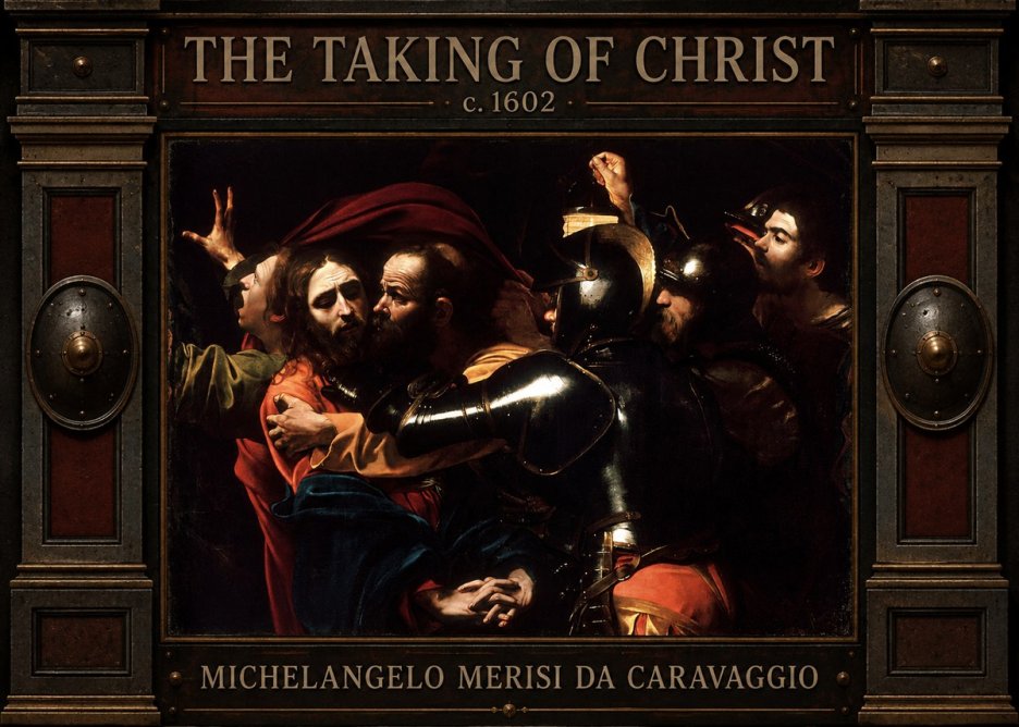 Michelangelo Merisi da Caravaggio The Taking of Christ II No4 - Affiche