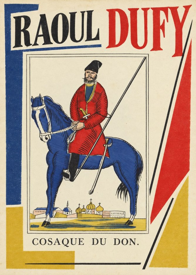 Raoul Dufy Cosaque Du Don. No2 - Affiche