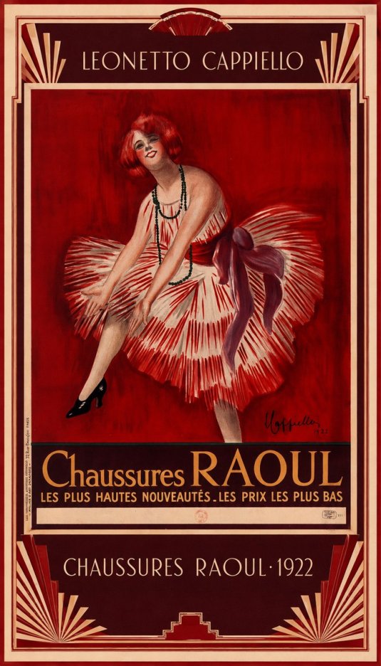 Leonetto Cappiello Chaussures Raoul No1 - Affiche