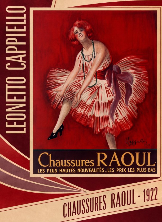Leonetto Cappiello Chaussures Raoul No2 - Affiche