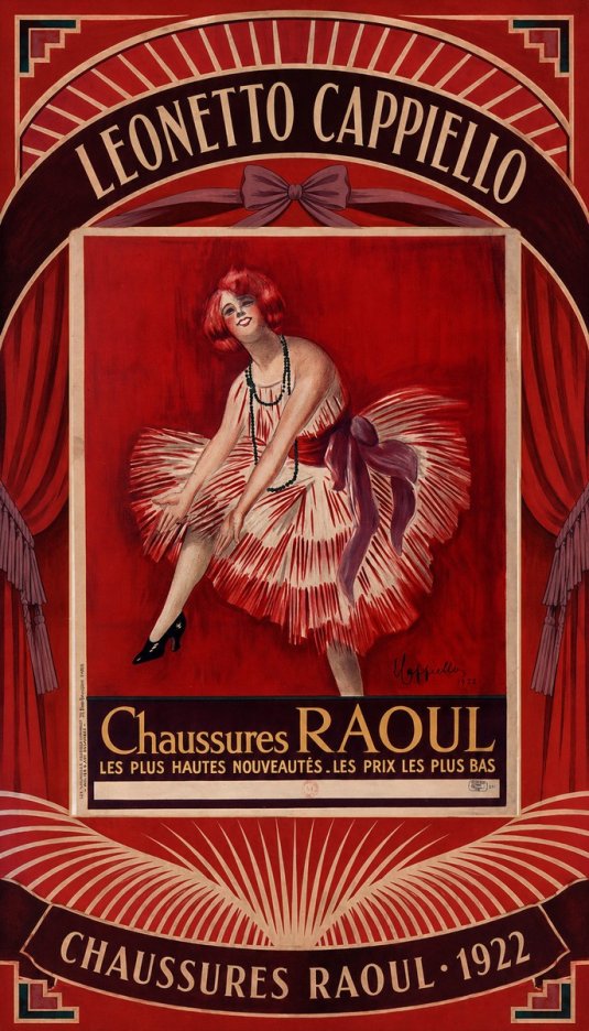 Leonetto Cappiello Chaussures Raoul No3 - Affiche
