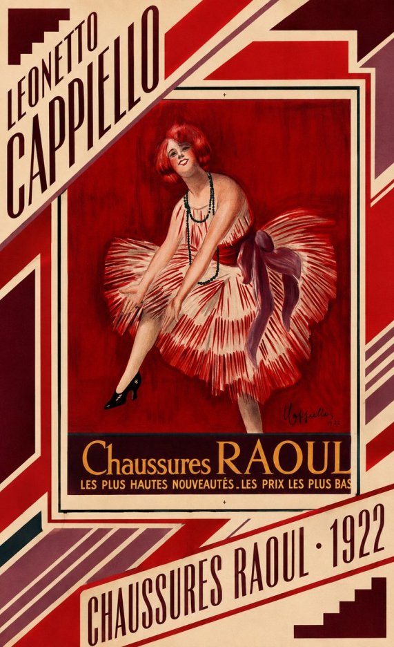 Leonetto Cappiello Chaussures Raoul No5 - Affiche