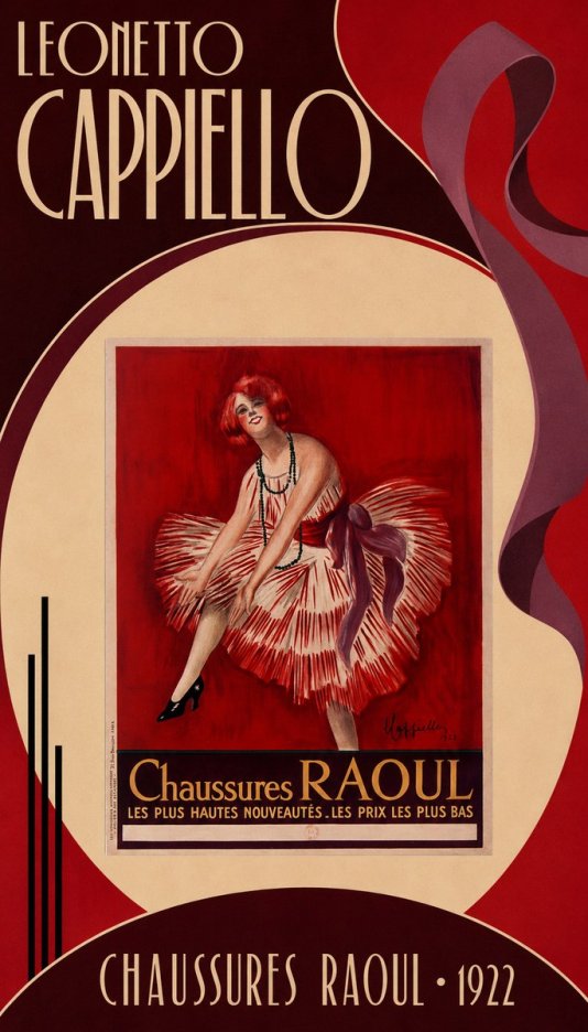 Leonetto Cappiello Chaussures Raoul No6 - Affiche