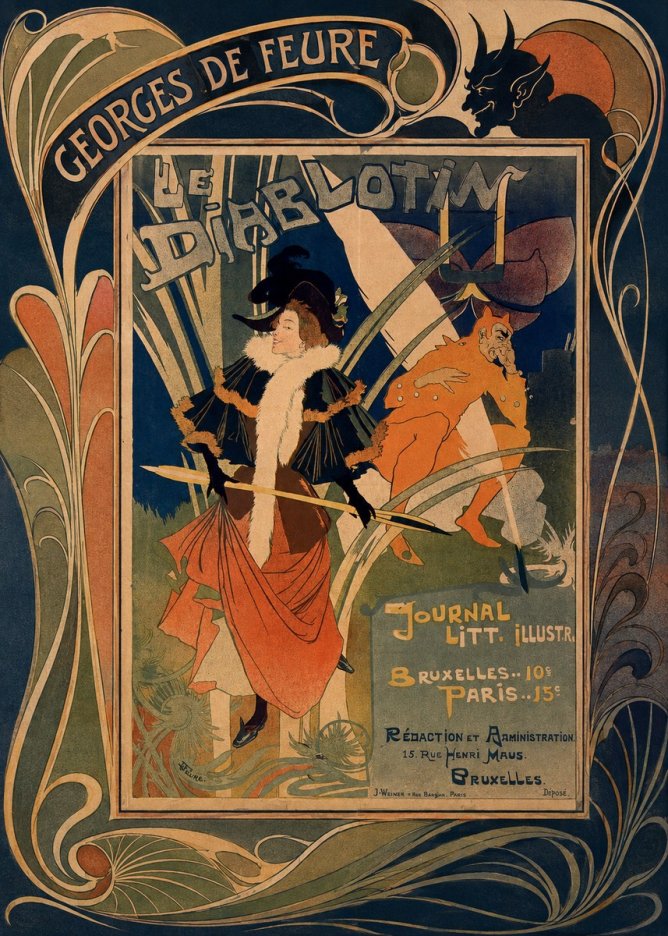 Georges de Feure Le Diablotin II No5 - Affiche