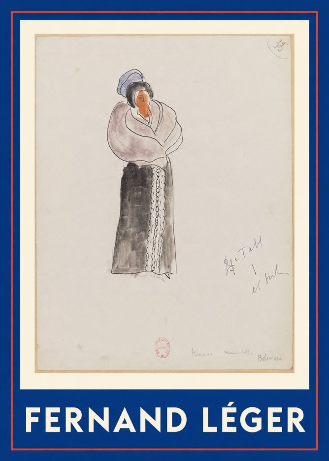 Fernand Léger Boliviana No1 - Affiche