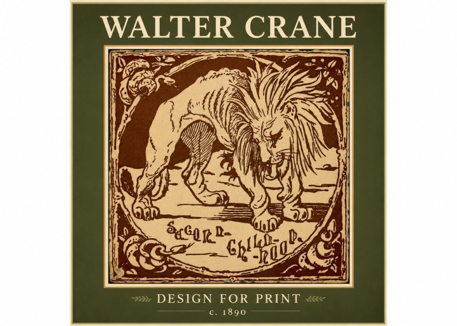 Walter Crane Sacred Childhood No2 - Affiche