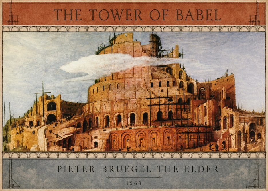 Pieter Bruegel The Tower of Babel XI No3 - Affiche