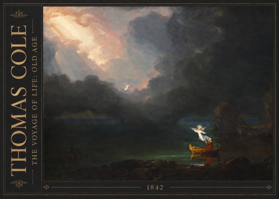 Thomas Cole The Voyage of Life: Old Age III No3 - Affiche