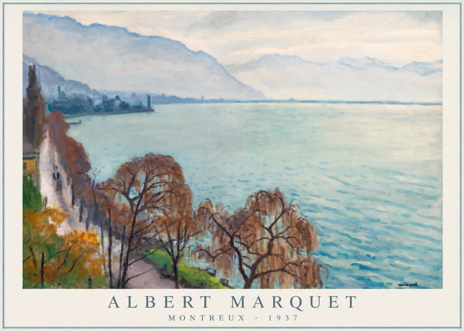 Albert Marquet Montreux No1 - Affiche