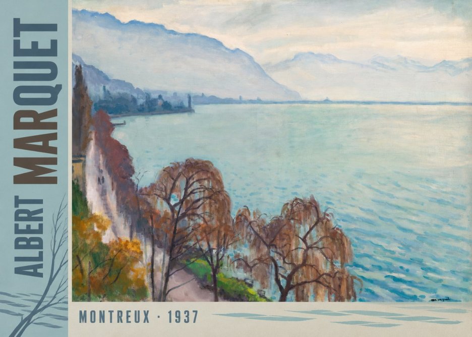 Albert Marquet Montreux No2 - Affiche