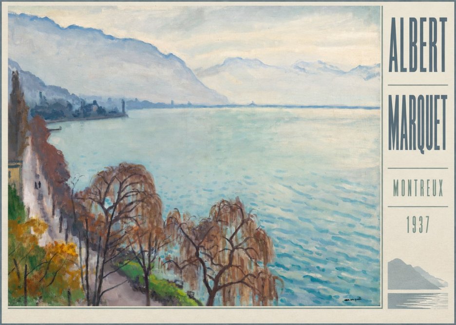 Albert Marquet Montreux No5 - Affiche