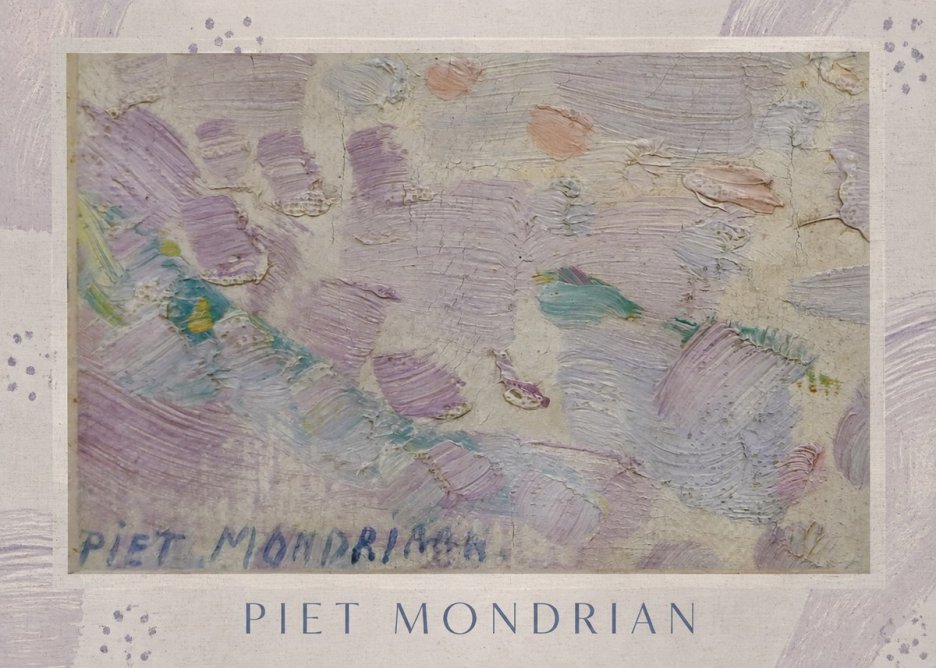 Piet Mondrian Abstract Composition No1 - Affiche
