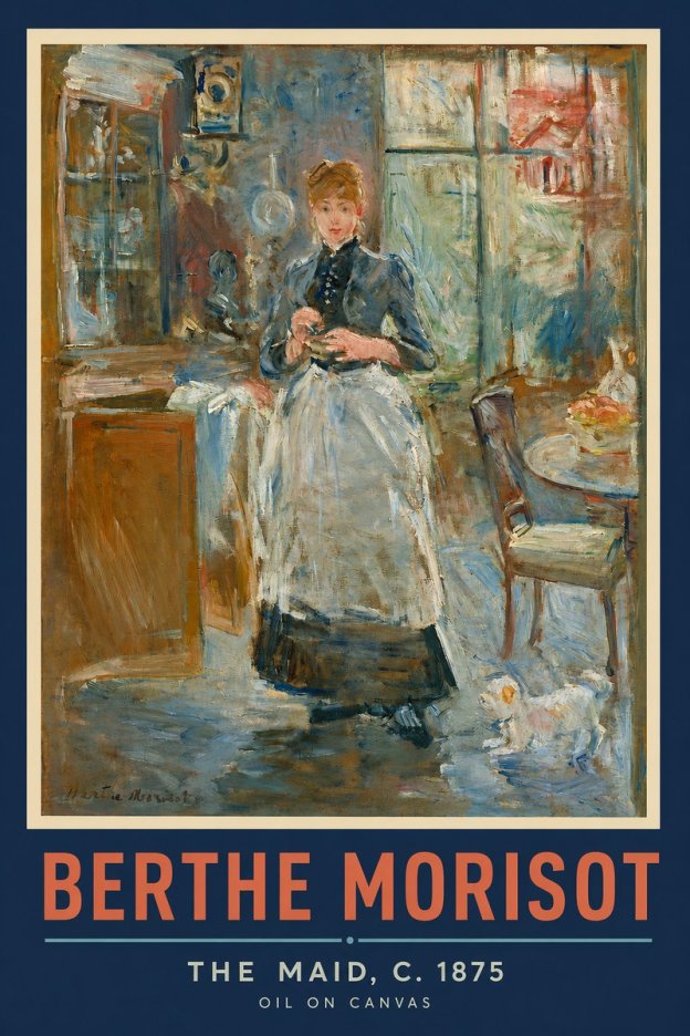 Berthe Morisot The Maid No2 - Affiche