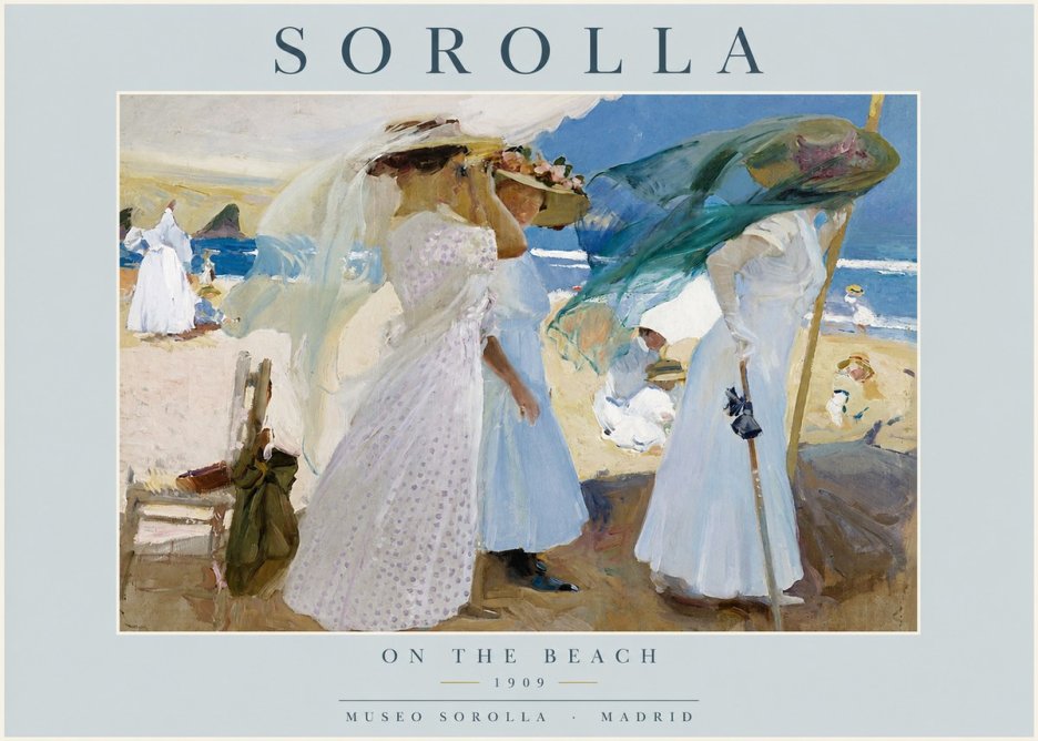 Sorolla On the Beach No2 - Affiche