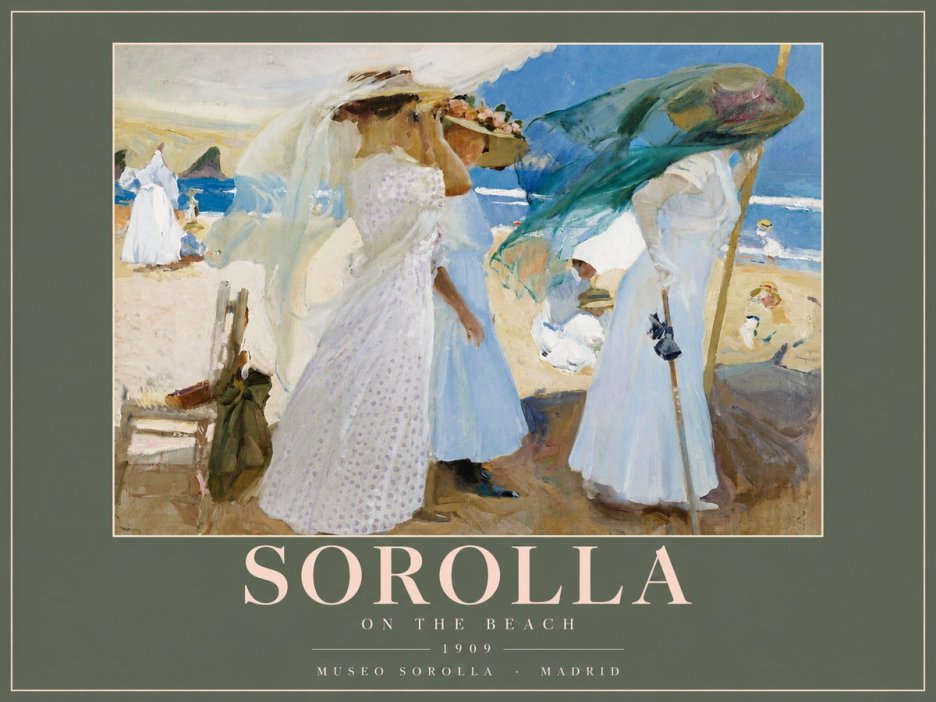 Sorolla On the Beach No4 - Affiche