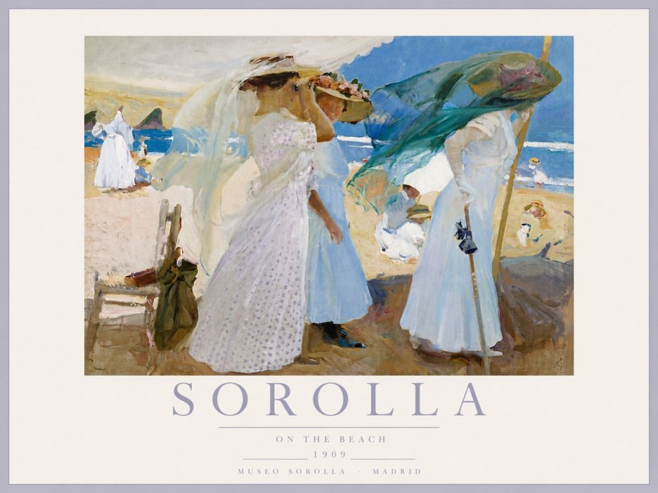 Sorolla On the Beach No6 - Affiche