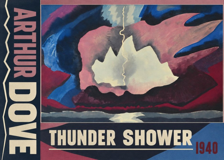 Arthur Dove Thunder Shower No3 - Affiche