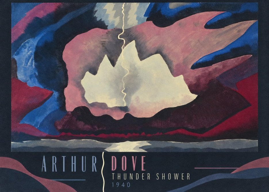 Arthur Dove Thunder Shower No5 - Affiche
