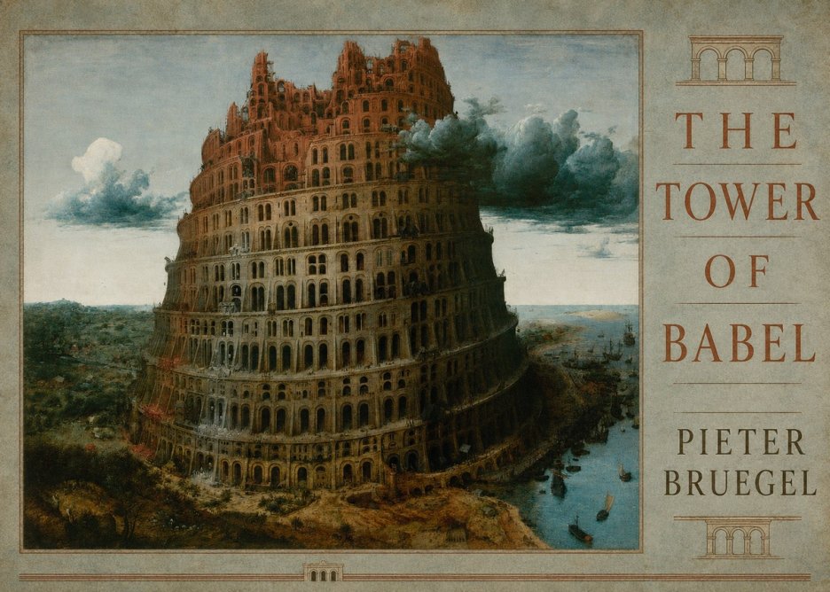 Pieter Bruegel The Tower of Babel XII No3 - Affiche