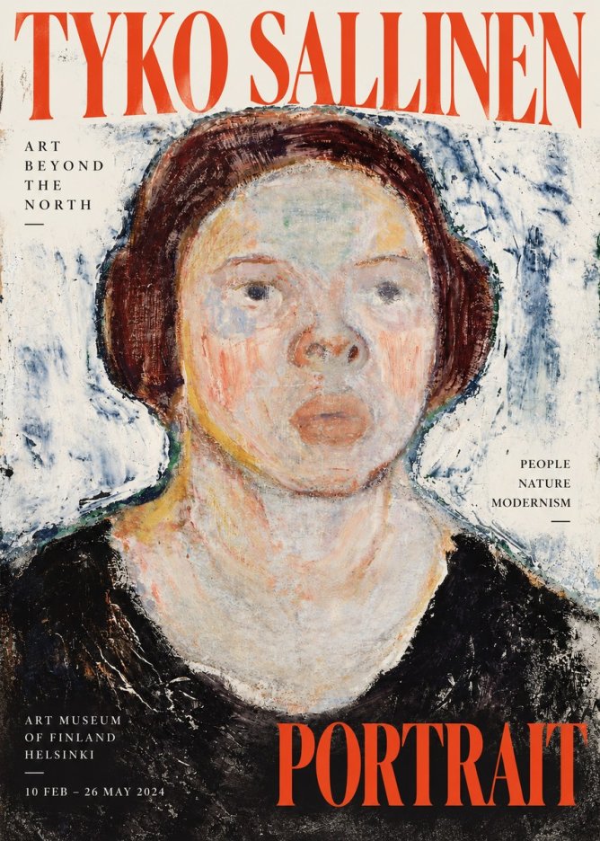 Tyko Sallinen Portrait I No2 - Affiche