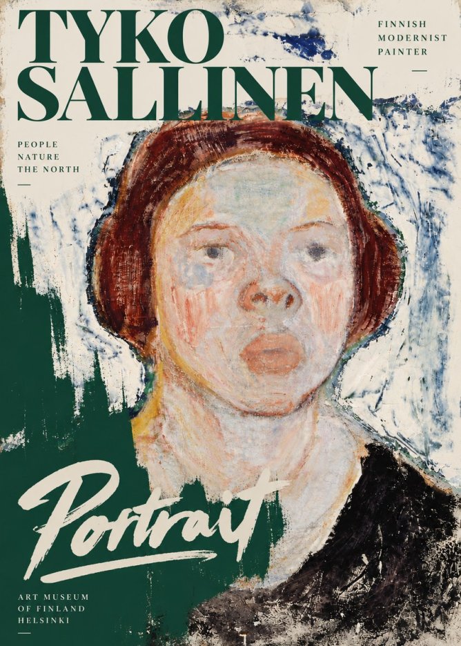 Tyko Sallinen Portrait I No5 - Affiche
