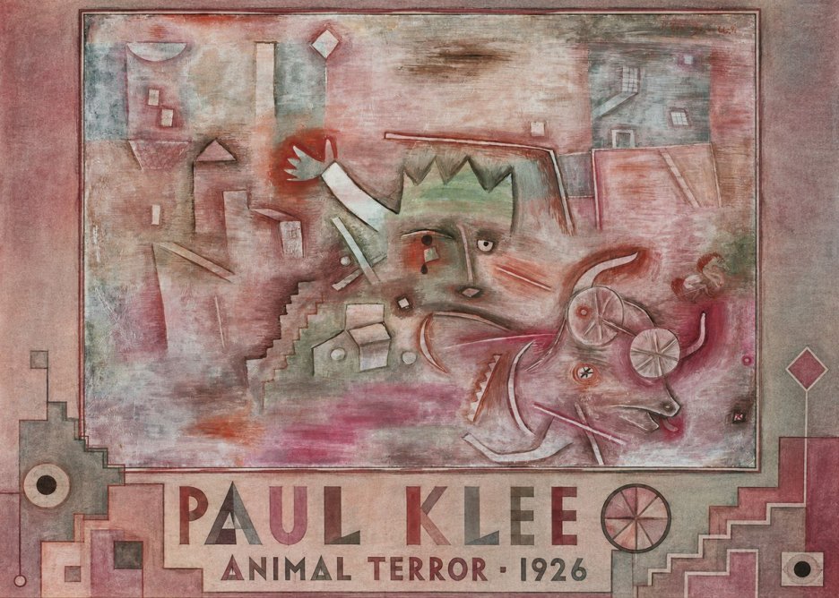 Paul Klee Animal Terror No6 - Affiche