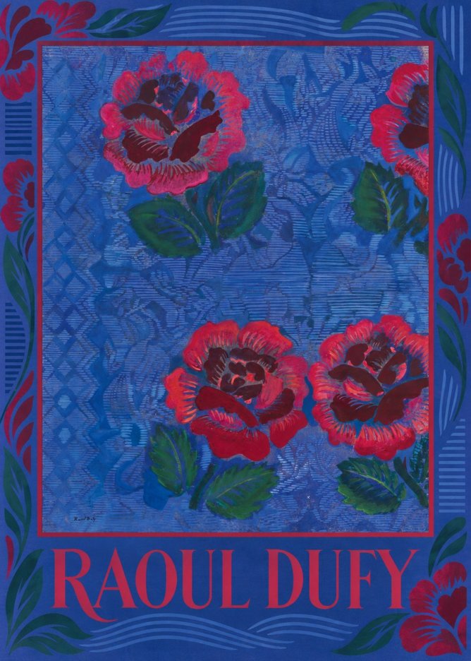 Raoul Dufy Roses No1 - Affiche