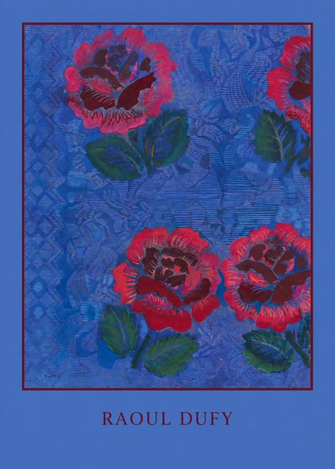 Raoul Dufy Roses No4 - Affiche