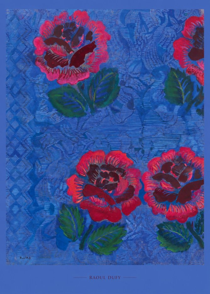 Raoul Dufy Roses No6 - Affiche