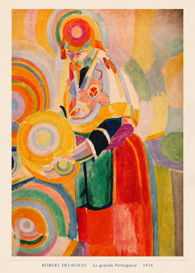 Robert Delaunay La Grande Portugaise II No6 - Affiche