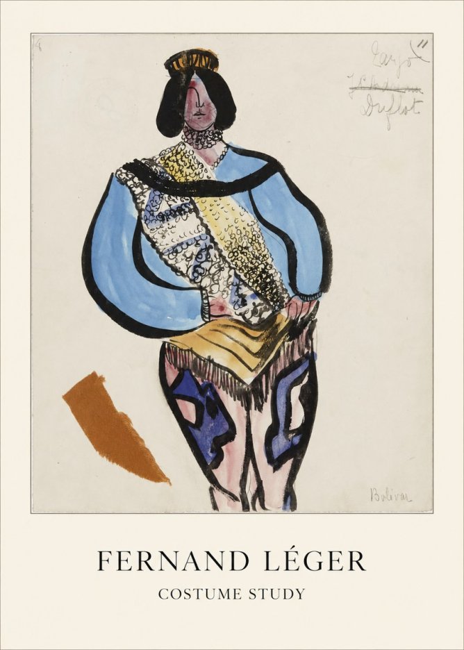 Fernand Léger Bolivar VIII No3 - Affiche