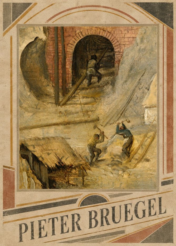 Pieter Bruegel The Miners No3 - Affiche