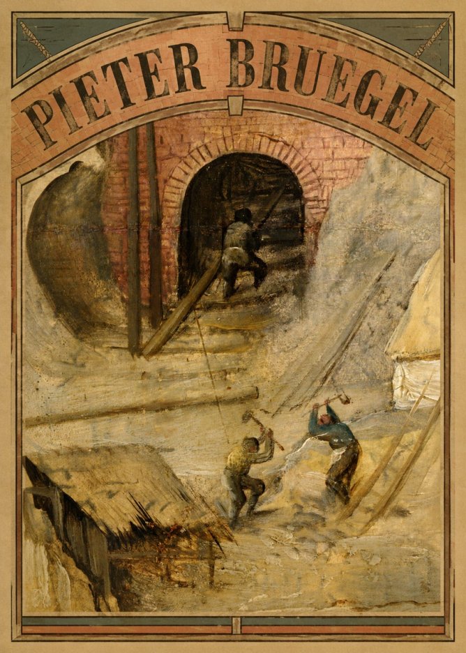 Pieter Bruegel The Miners No6 - Affiche