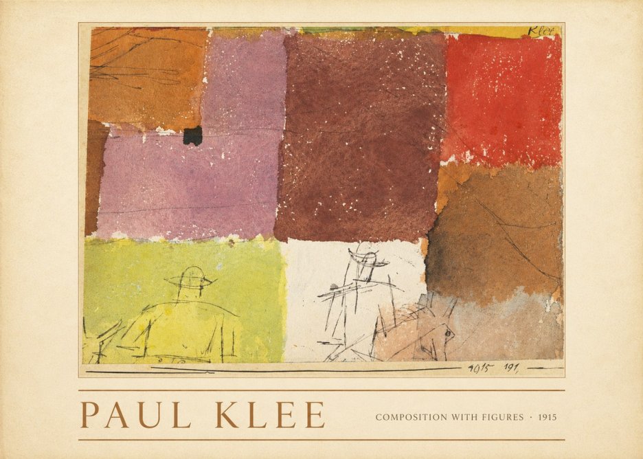 Paul Klee Composition with Figures I No1 - Affiche
