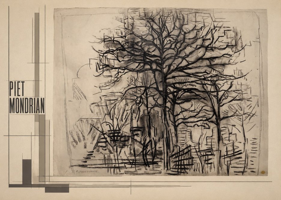 Piet Mondrian The Tree No2 - Affiche