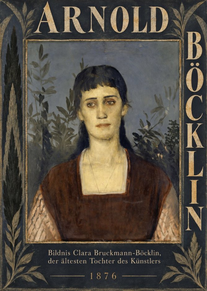 Arnold Böcklin Bildnis Clara Bruckmann-böcklin, Der Ältesten Tochter Des Künstlers No6 - Affiche