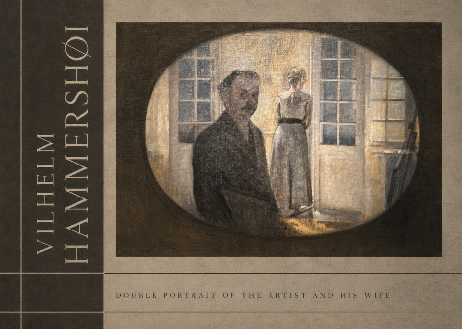 Vilhelm Hammershøi Double Portrait of the Artist and His Wife No2 - Affiche